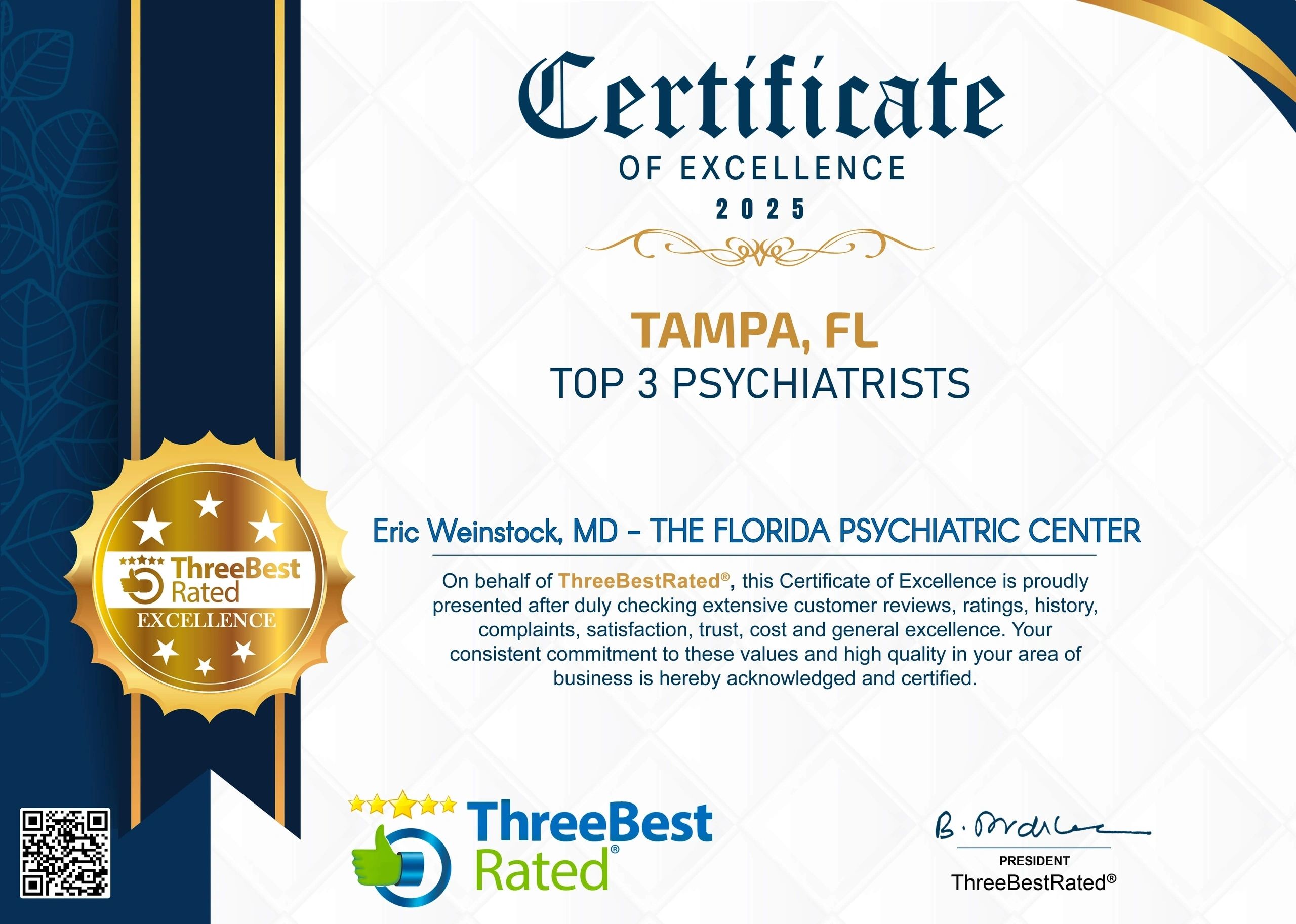 ThreeBest Rated 2025 Excellence Award